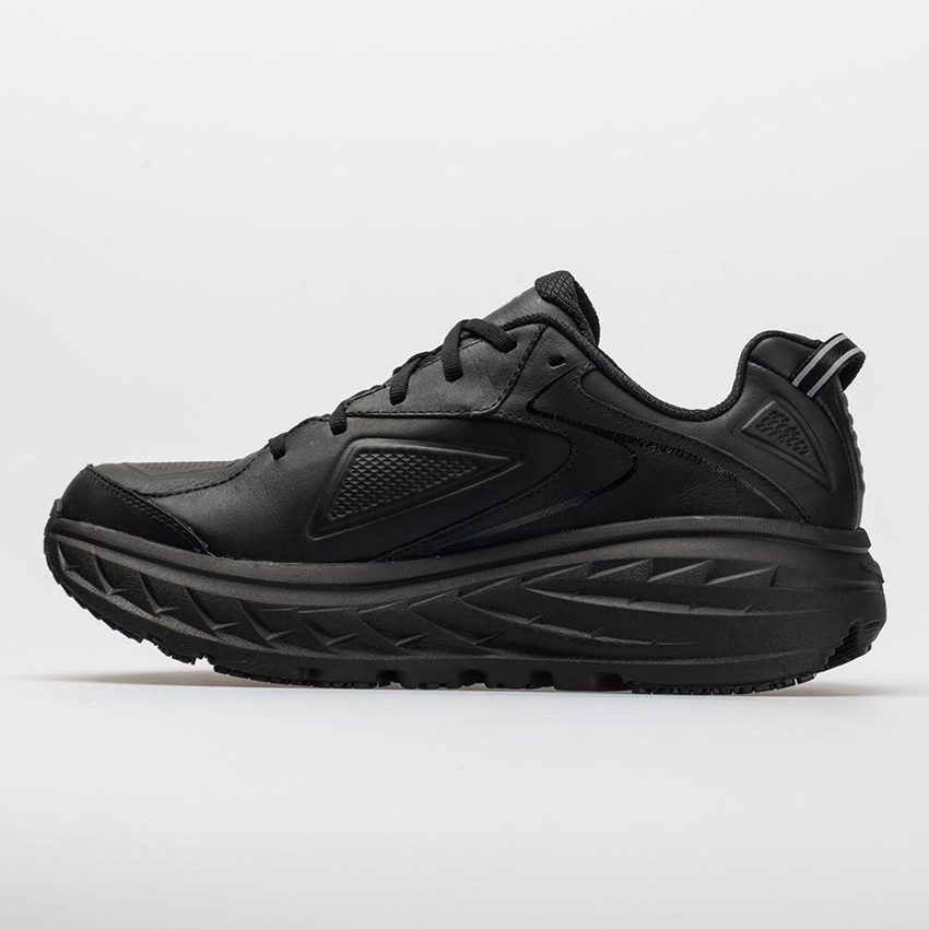 Hoka One One Bondi Leather Men's Black UK Cheap sales