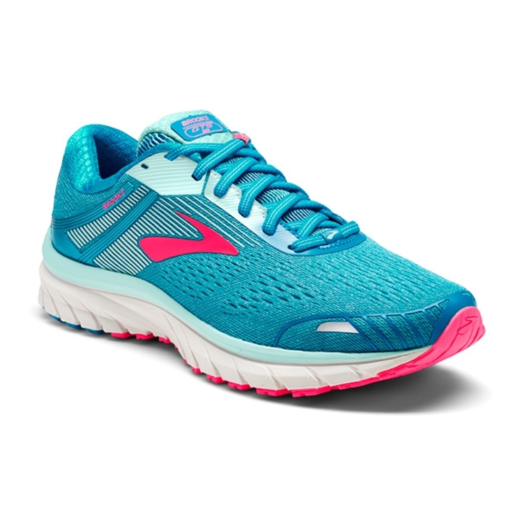 brooks Women's Adrenaline GTS 18 Blue / Mint / Pink