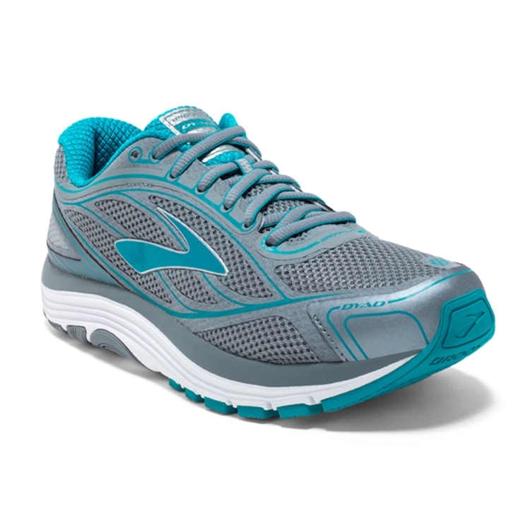 brooks Women's Dyad 9 Grey / Capri Breeze / Silver