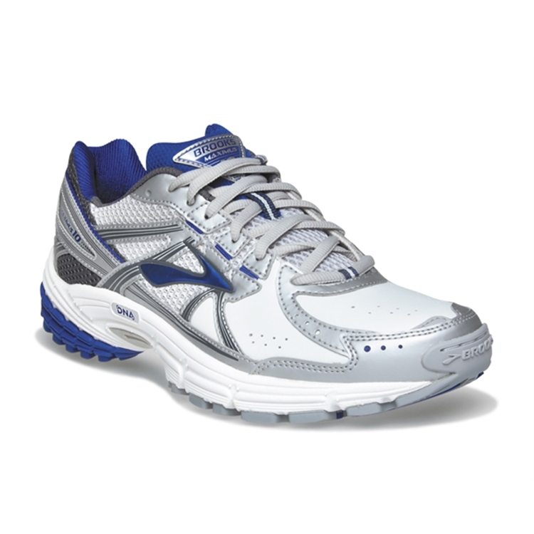 brooks Men's Maximus XT 10 Leather White / Surf The Web / India Ink