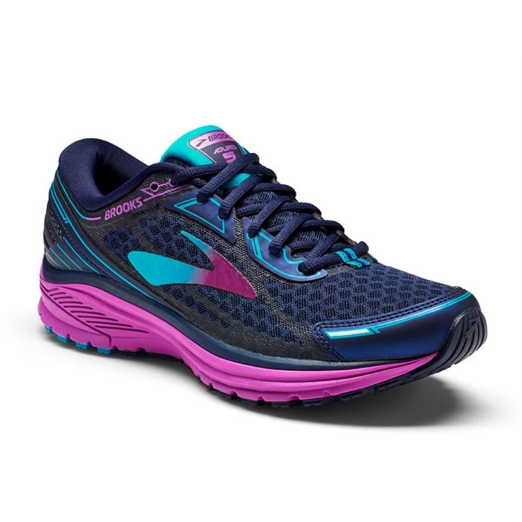 brooks Women's Aduro 5 Evening Blue / Purple Cactus