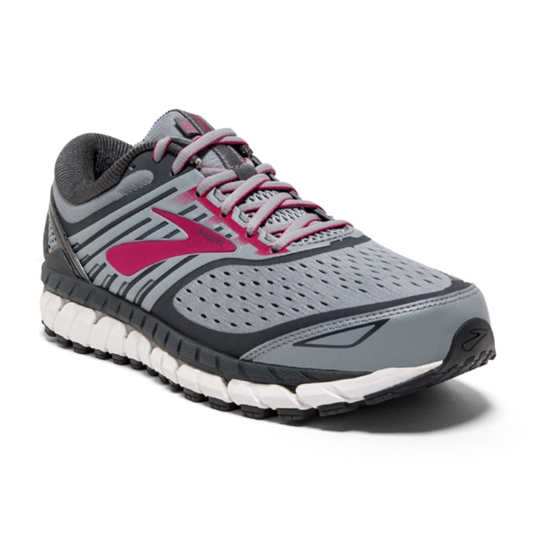 brooks Women's Ariel 18 Grey / Grey / Pink