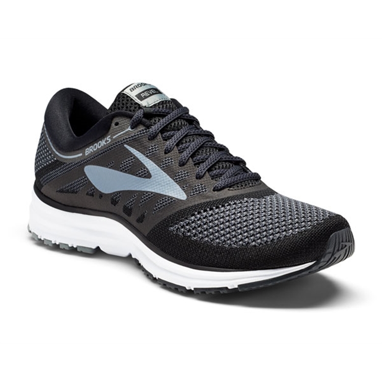 brooks Men's Revel Black / Anthracite/grey