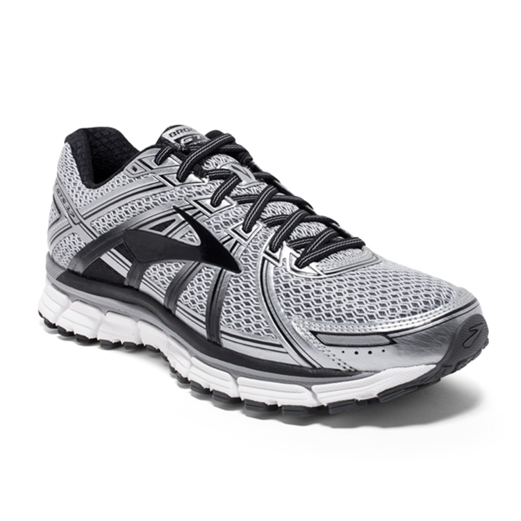 brooks Men's Adrenaline GTS 17 Silver / Black / Anthracite