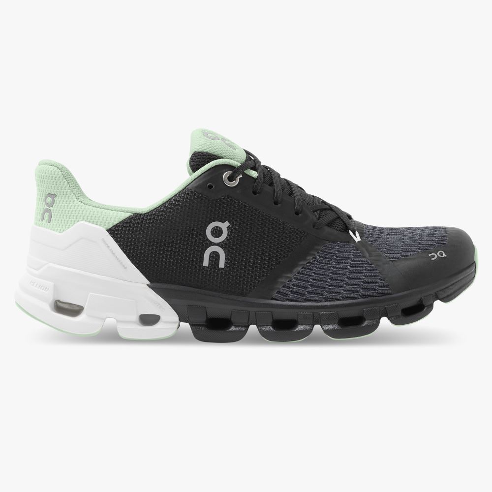 On Cloudflyer Wide: wide-fit, lightweight running shoe - Black | White